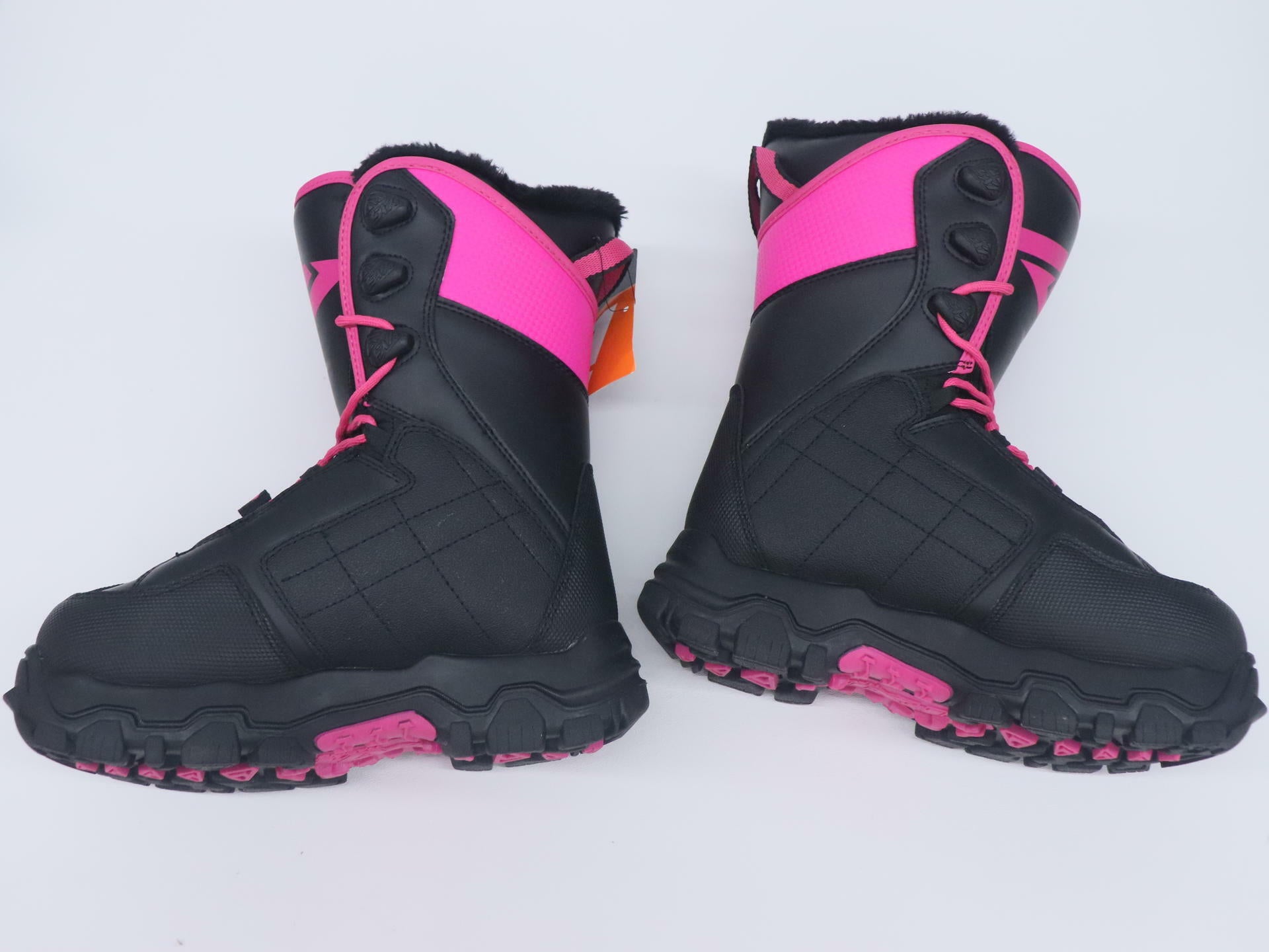 FXR X-Cross Speed Snowmobile Boots Women's Size 7 Black Fur Lined 190708-1090-37