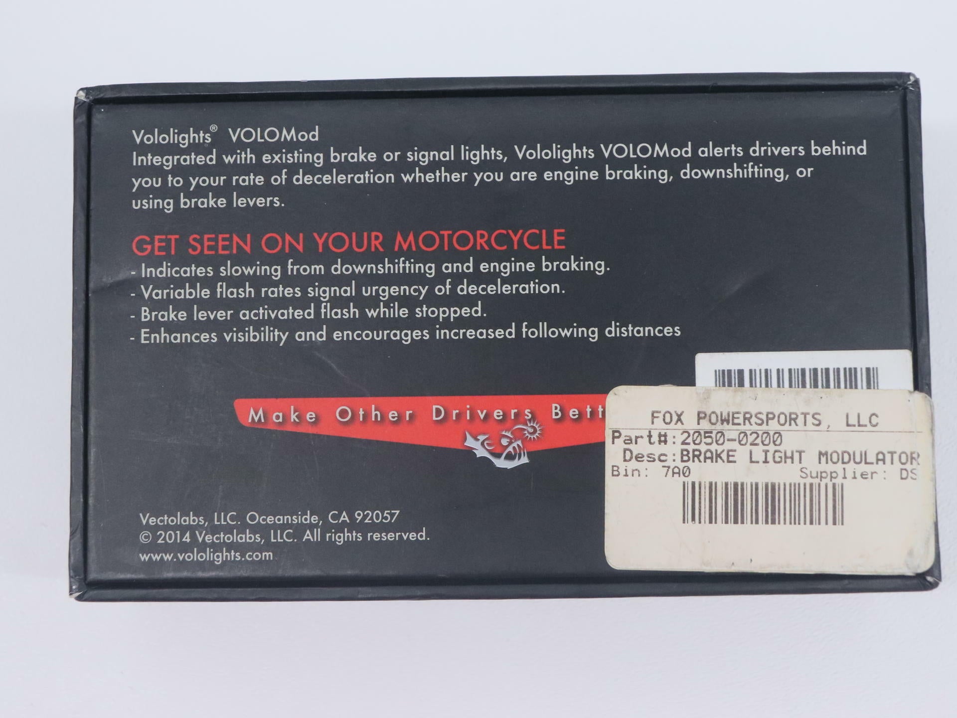 Vololights VOLOMOD Brake Light Modulator Deceleration Indicater - 2050-0200