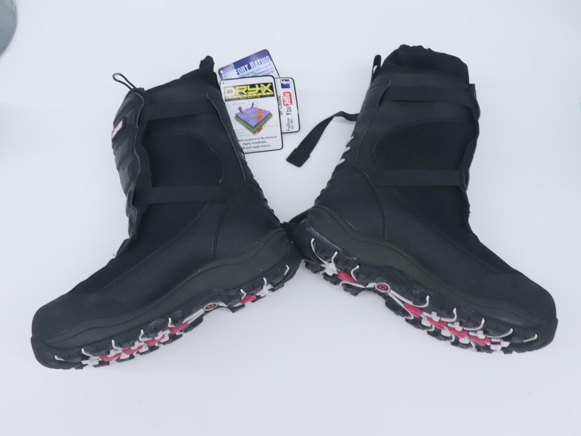 Castle Barrier Black Snowmobile Winter Boots Women's Size: 11 - 84-1311