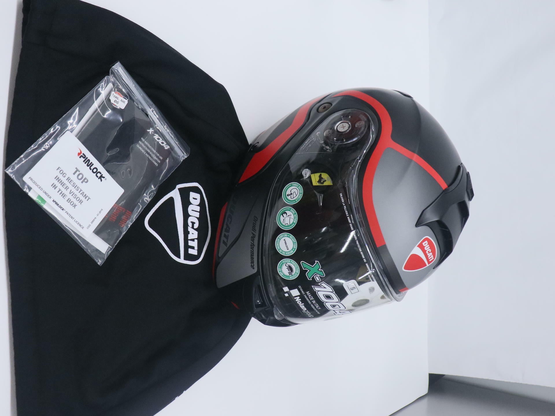 Ducati Helmet Horizon Modular X-Lite BLACK RED - Adult Small - 981042013