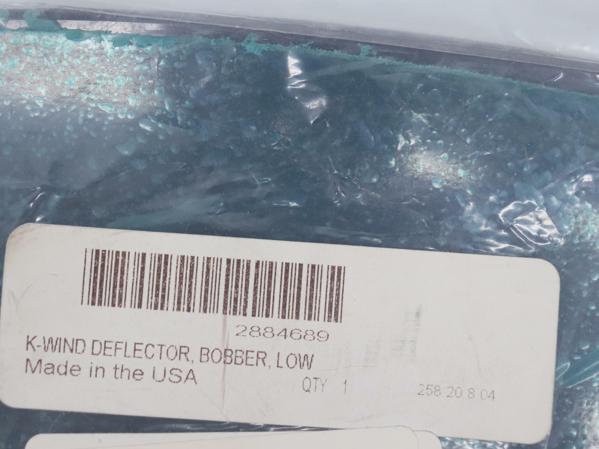 OEM Indian Low Wind Deflector 10" Tinted - Scout Bobber ABS - 2884689
