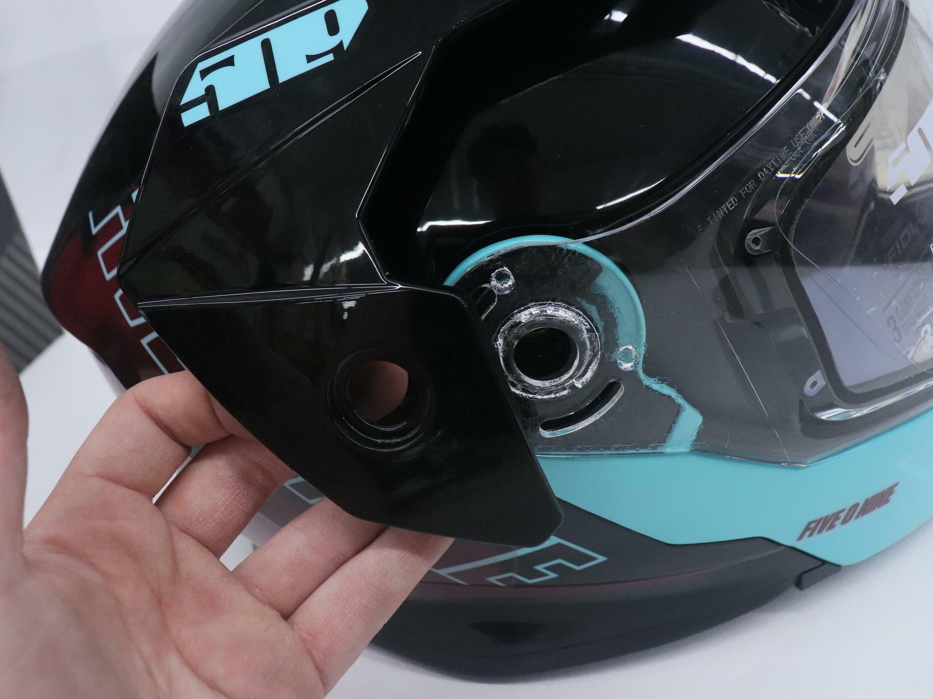 509 Delta R4 Ignite Helmet Modular TEAL MAROON - Adult 2xl - F01004300-160-301