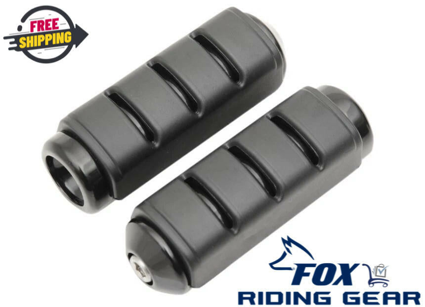Kuryakyn Trident Footpeg Set BLACK - Small 4-5/8" long x 1-1/4" wide - 7565