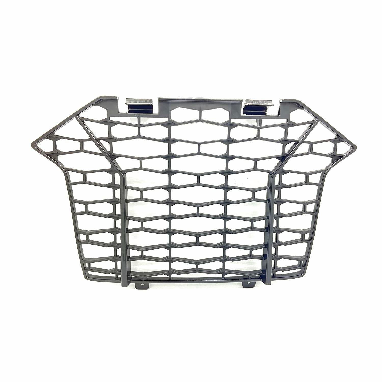 Polaris RZR Fascia Grill, Front, Gloss Black, Genuine OEM Part 5456612-070, Qty 1