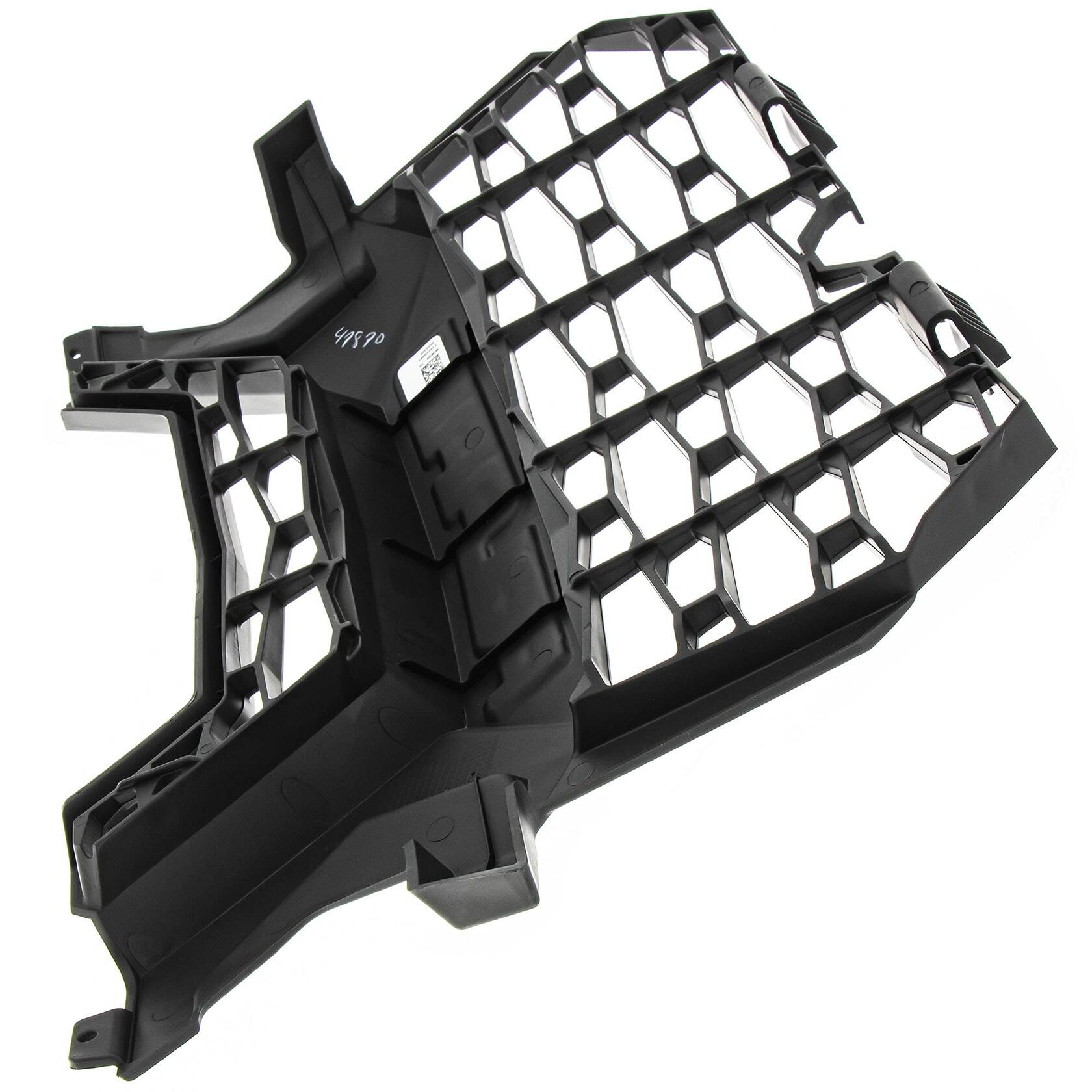 Polaris RZR Fascia Grille, Front, Gloss Black, Genuine OEM Part 5455433-070, Qty 1