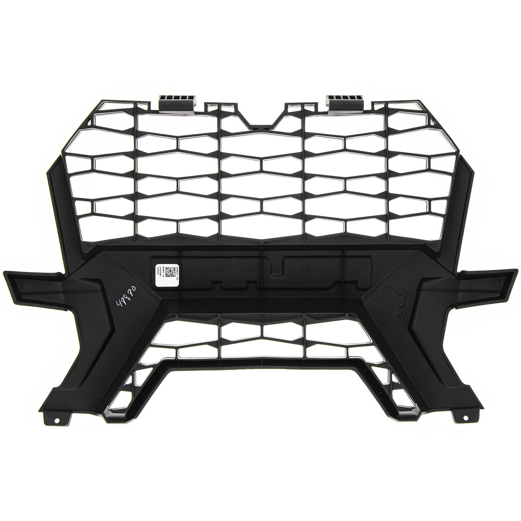 Polaris RZR Fascia Grille, Front, Gloss Black, Genuine OEM Part 5455433-070, Qty 1