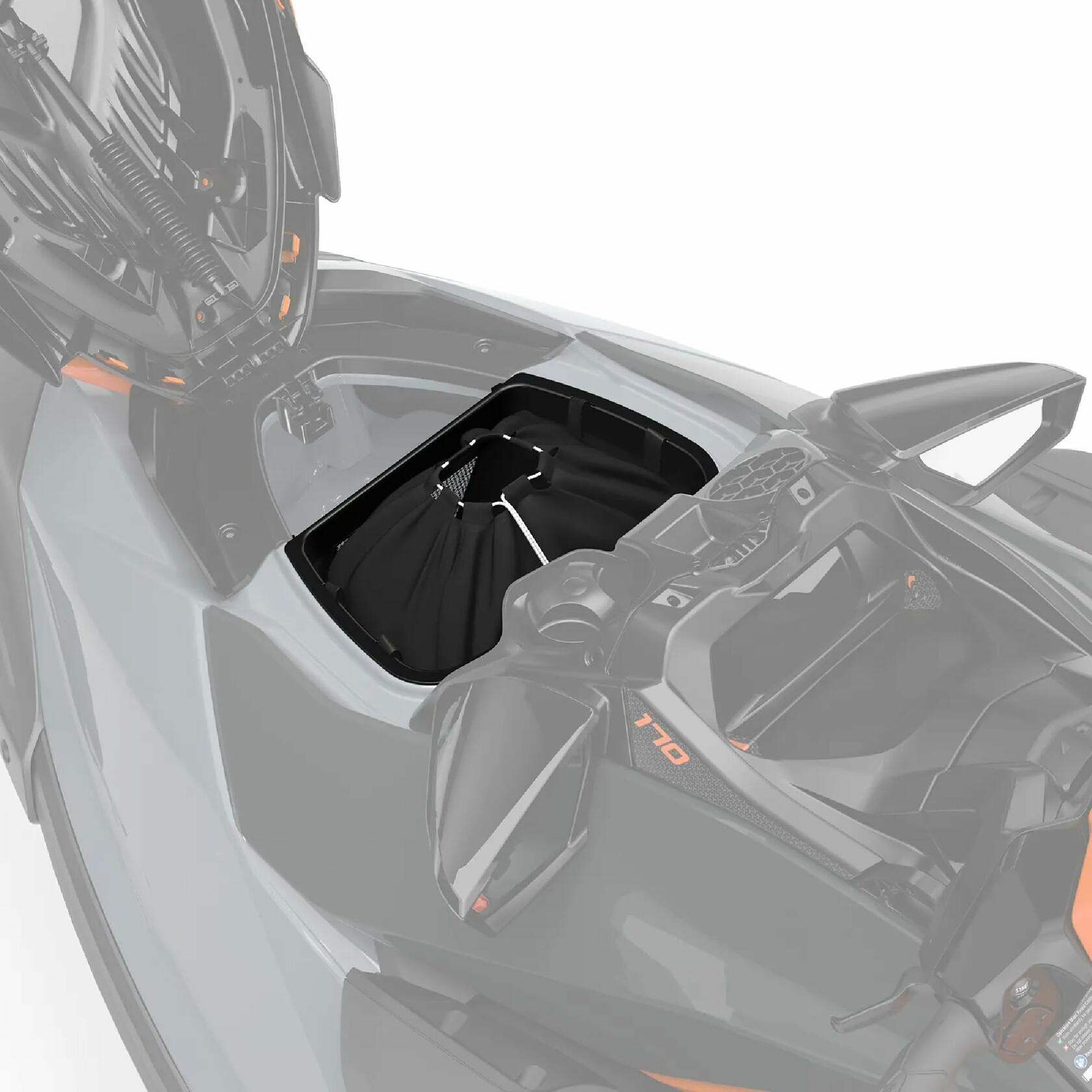 Sea-Doo OEM 3.4 US Gal (13 L) Removable Storage Bin Organizer, 295100814