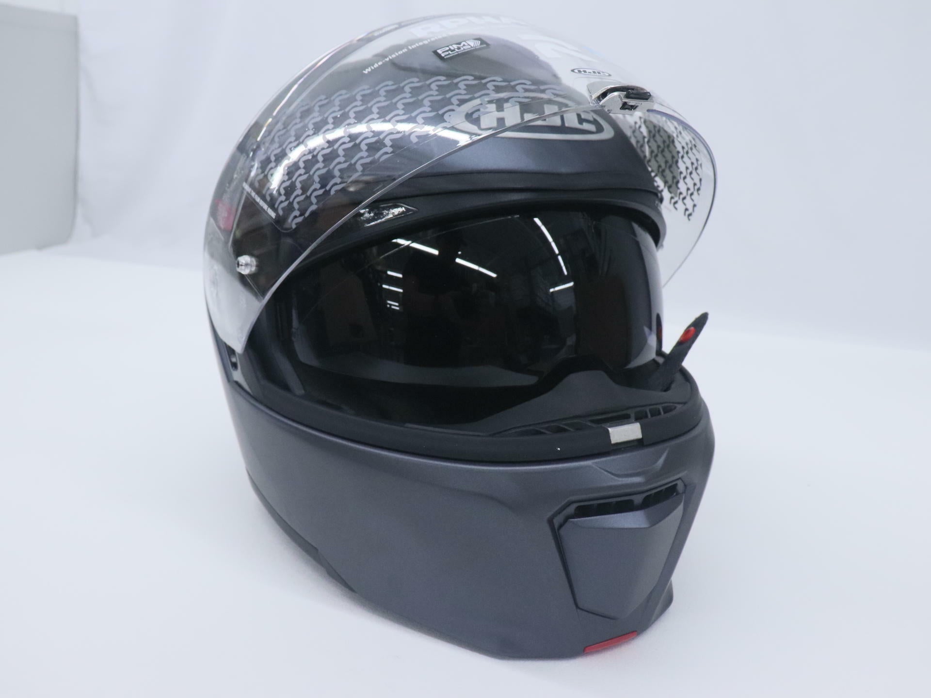 OPEN BOX -HJC Helmet Modular SemiFlat Anthracite ADULT SMALL RPHA 90S - 1806-592