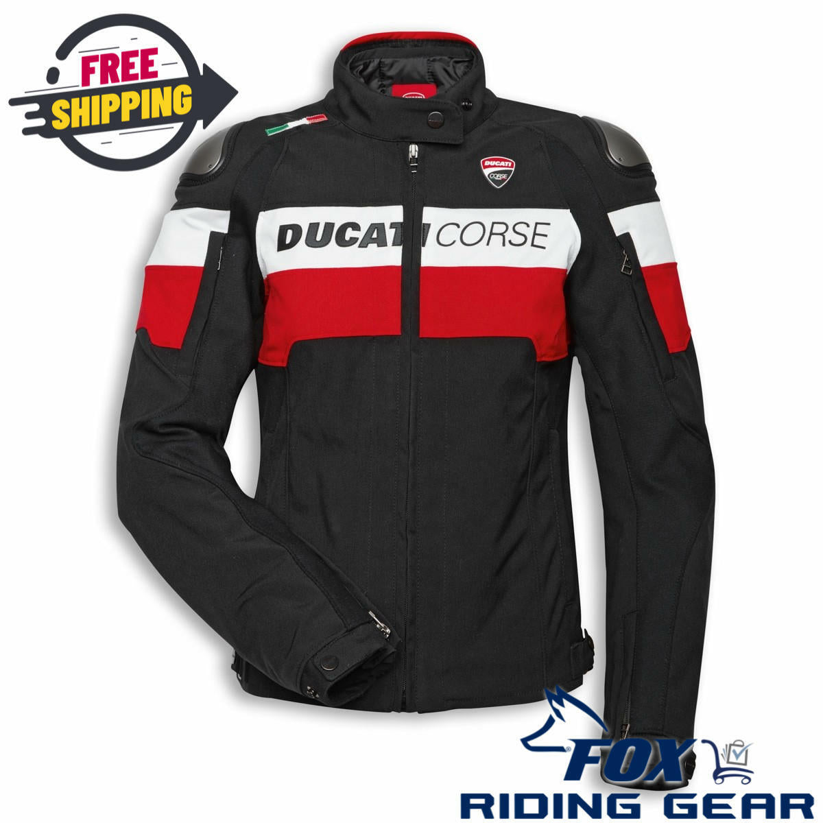 Dainese Ducati Jacket Fabric Corse Tex Motorcycle WOMEN 46 - 981073446 - Open Box