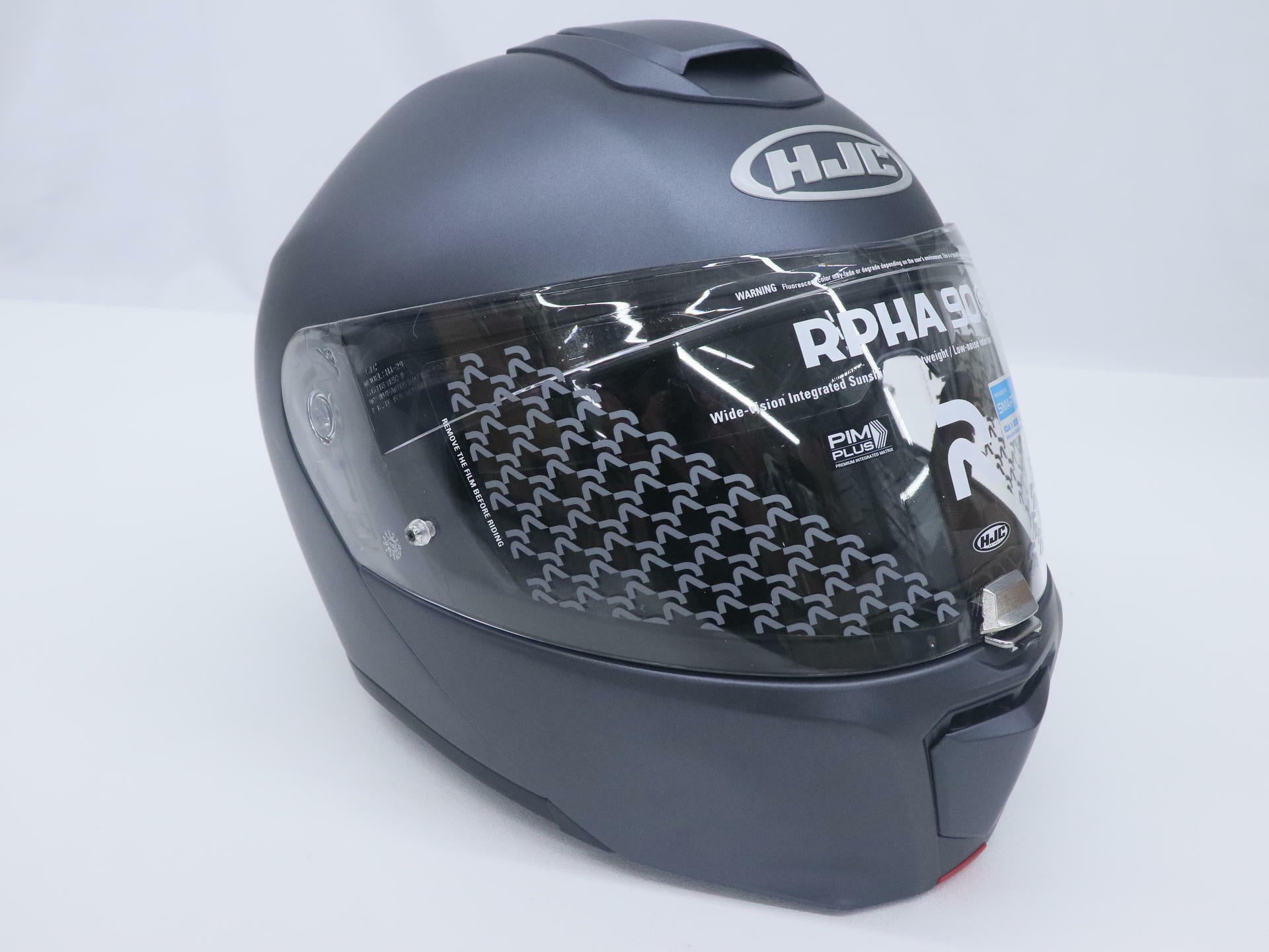 OPEN BOX -HJC Helmet Modular SemiFlat Anthracite ADULT SMALL RPHA 90S - 1806-592