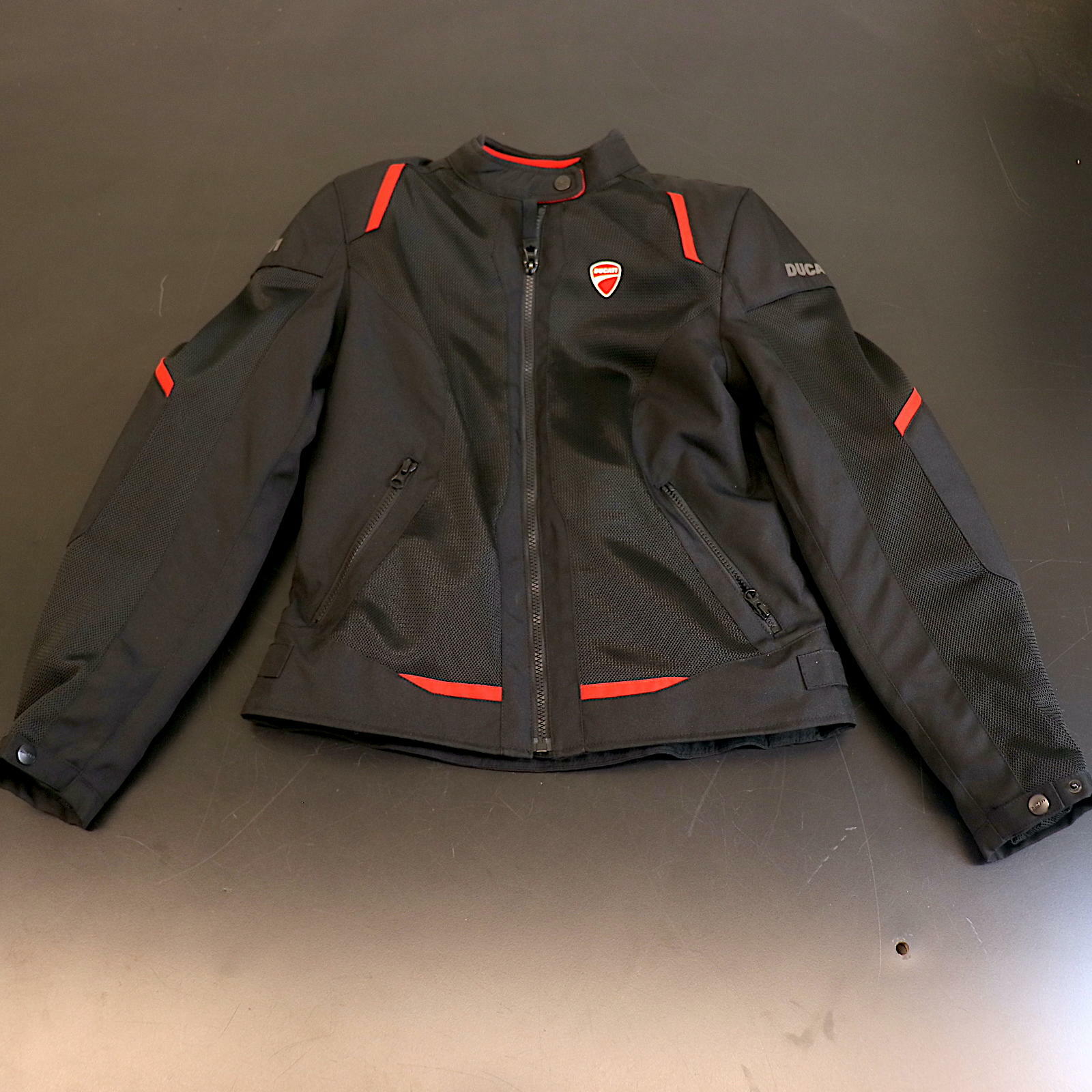 OPEN BOX - OEM Ducati Flow C4+ Fabric Motorcycle Jacket - Womans Size: MEDIUM