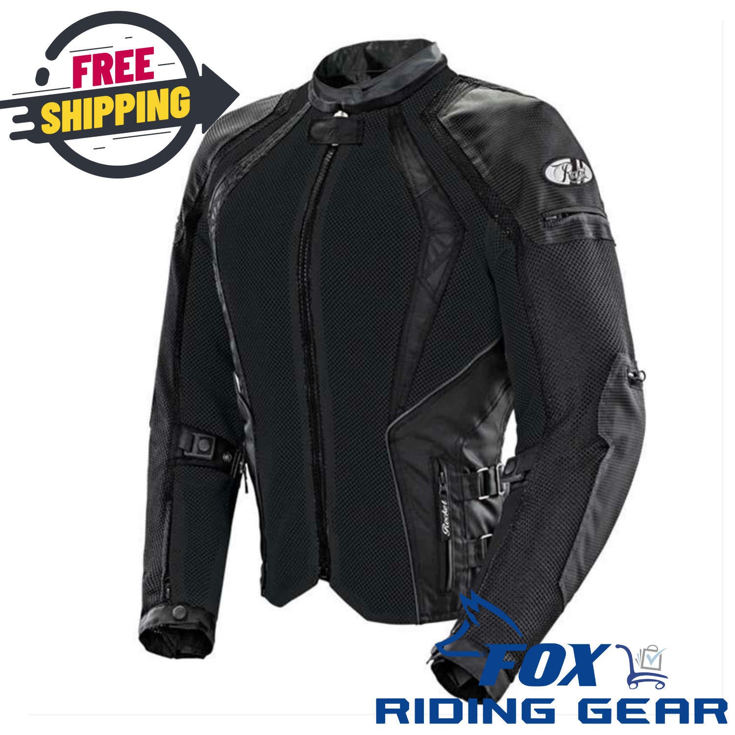 Joe Rocket Mesh Motorcycle Riding Jacket Womens Size 2 Diva 1653-0107 - Open Box