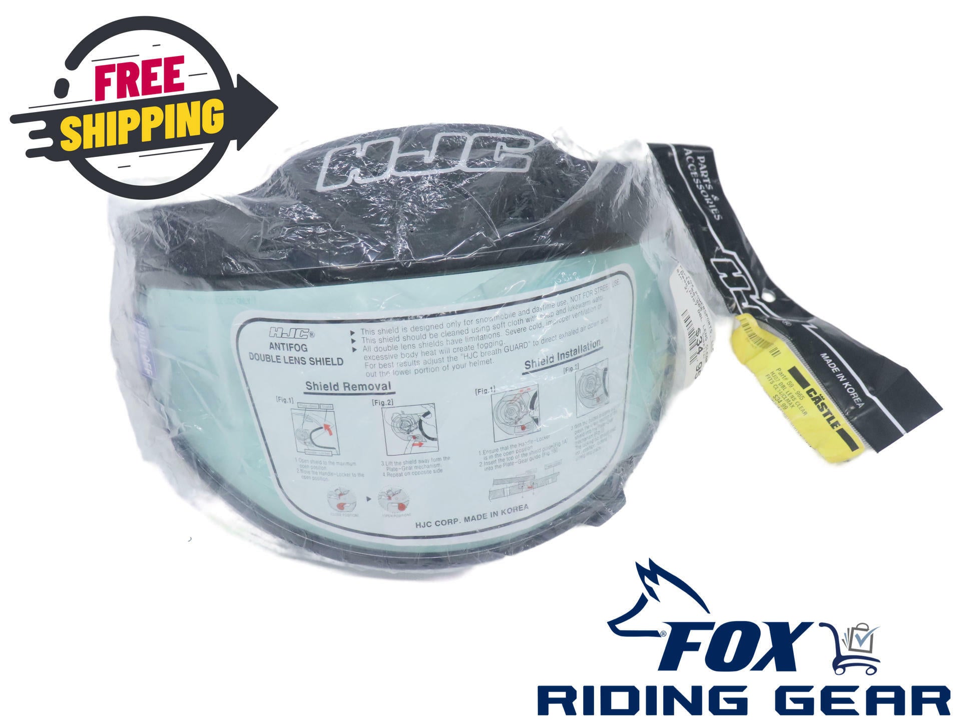 OPEN BOX - HJC Helmet FaceShield Lens Visor - CLEAR - HJ07 - 59-965
