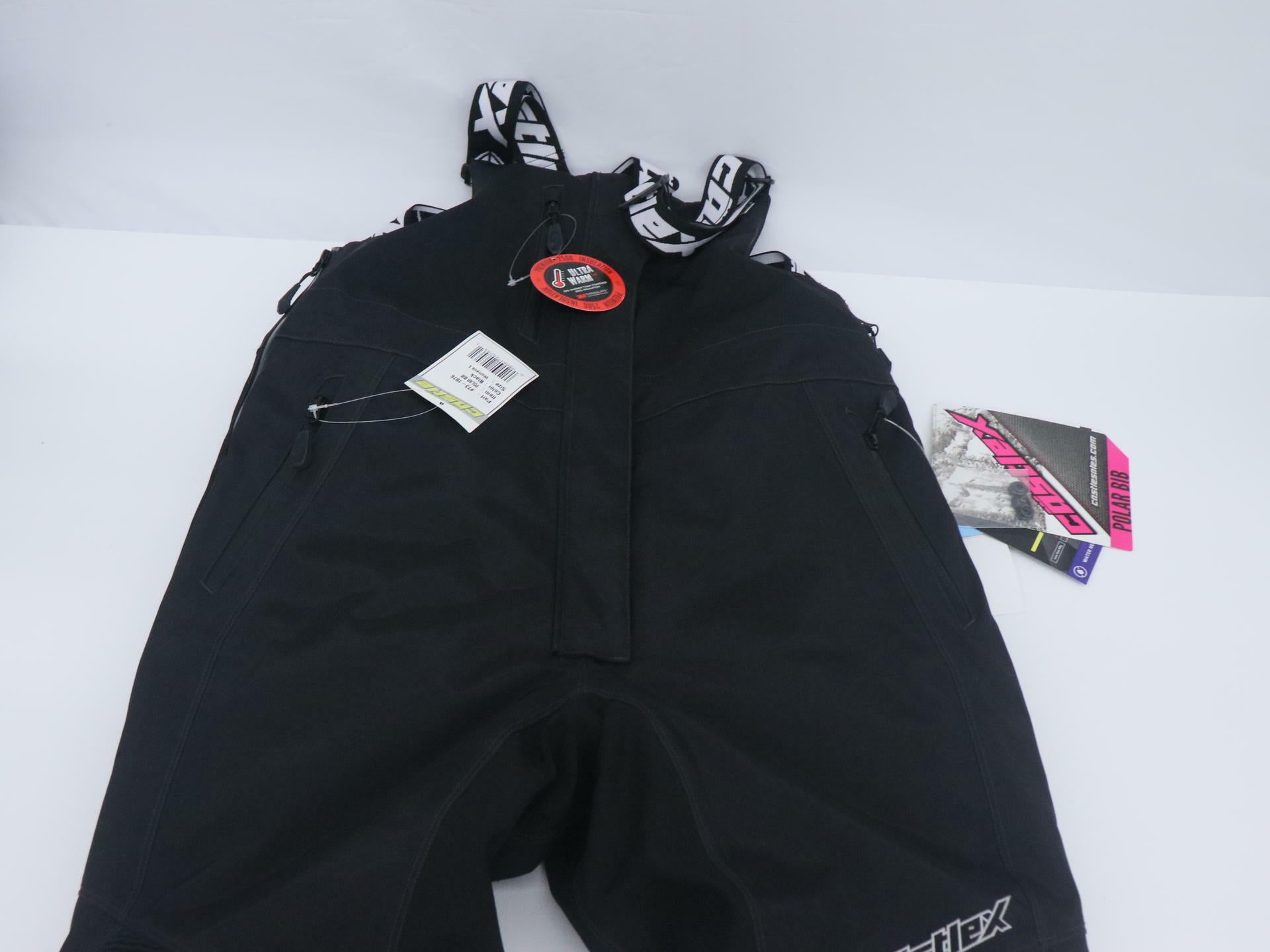 Castle X Polar Womens Snowmobile Bibs Black Large 73-1876 - Open Box