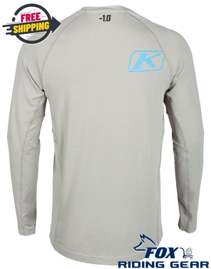 OPEN BOX - KLIM Long Sleeve Shirt Monument GRAY - MENS XL - 3504-001-150-609