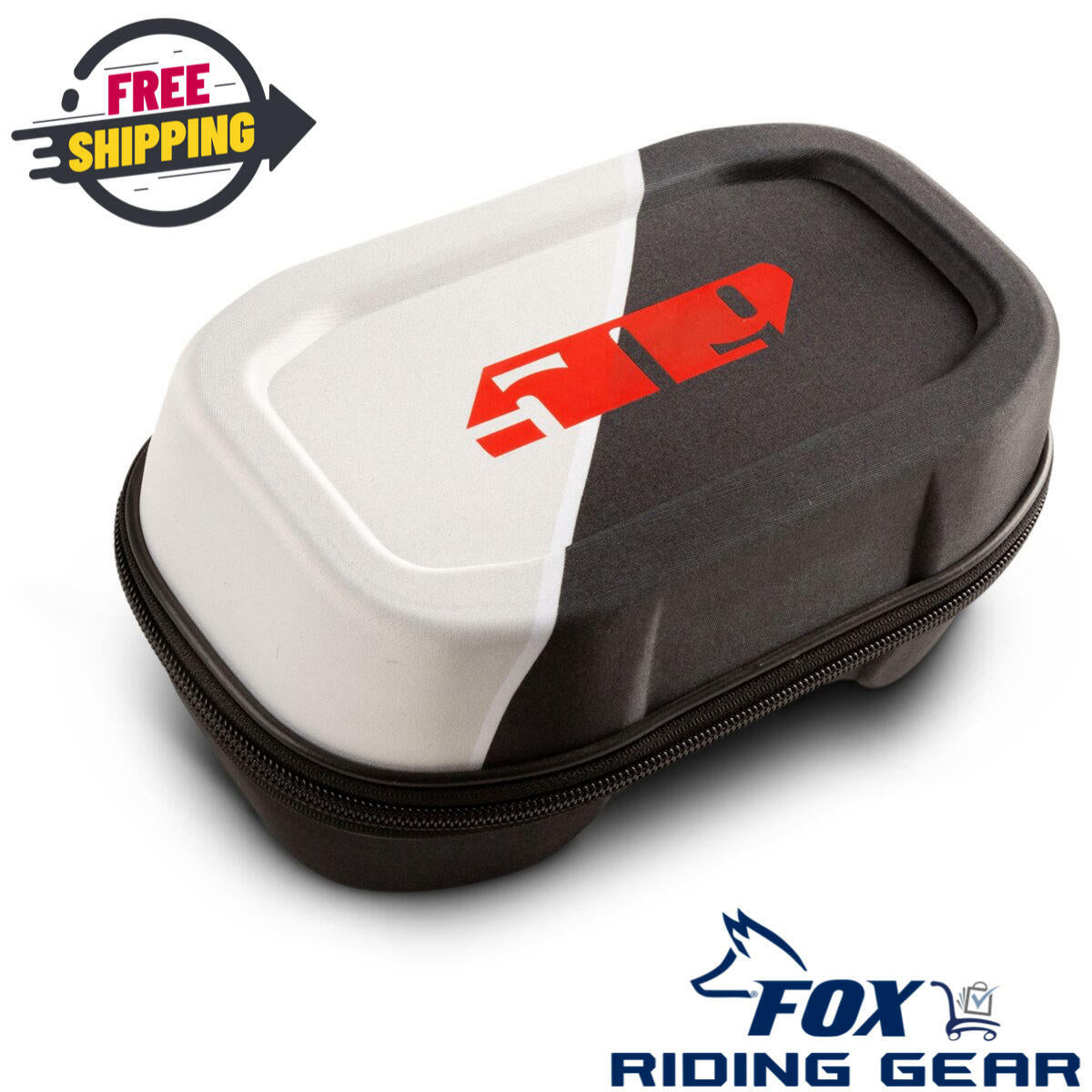 509 Goggle Hard Case Protector RED BLACK - F02010600-000-101 - Open Box