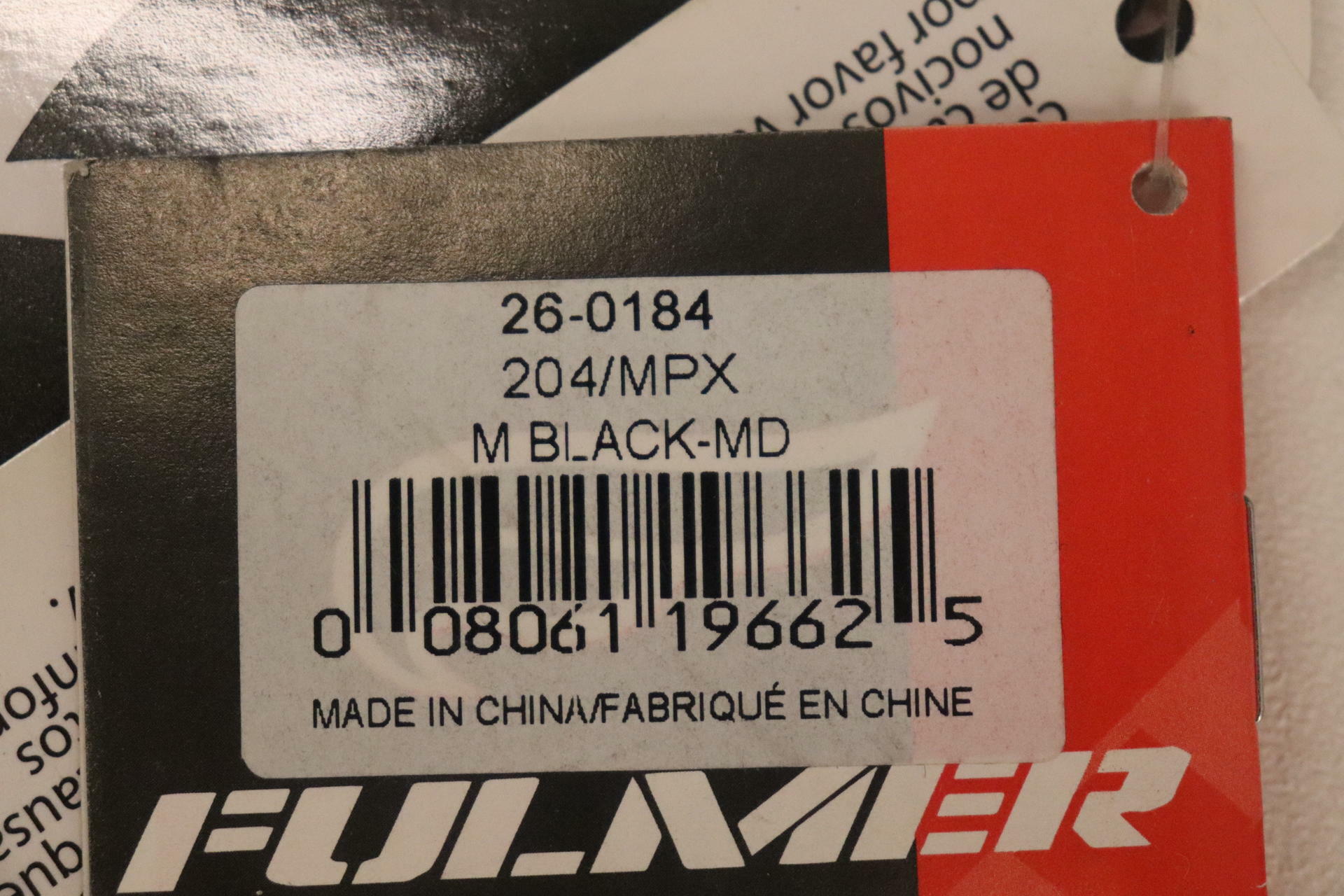 OPEN BOX - Fulmer Helmet 204 MPX MX - MATTE BLACK - Adult MEDIUM - 26-0184