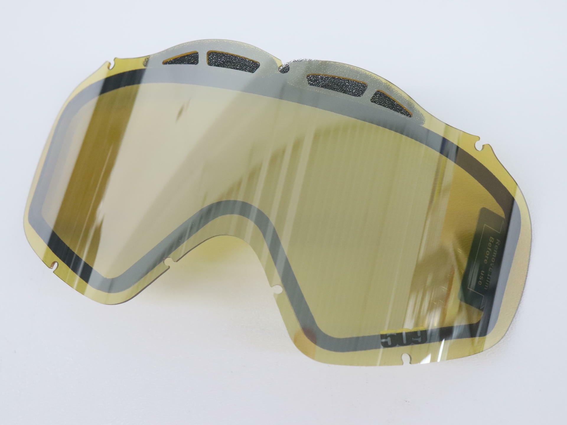 OPEN BOX -509 Sinister X5 Goggle Lens CHROME Mirror w/YELLOW Tint - 509-X5LEN-13