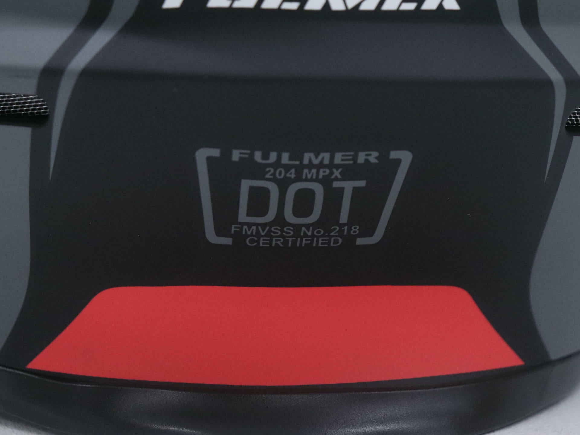 OPEN BOX - Fulmer Helmet 204 MPX MX - MATTE RED - Adult 2XL - 26-0219