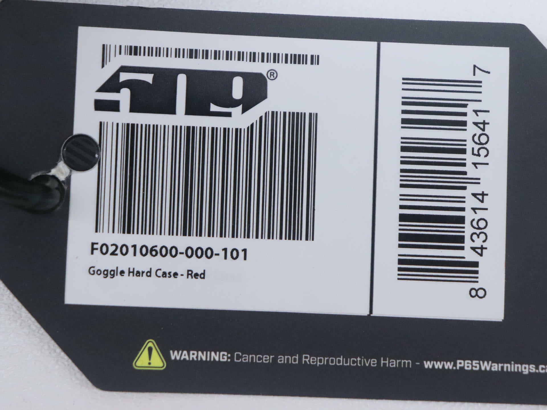 OPEN BOX - 509 Goggle Hard Case Protector RED BLACK - F02010600-000-101