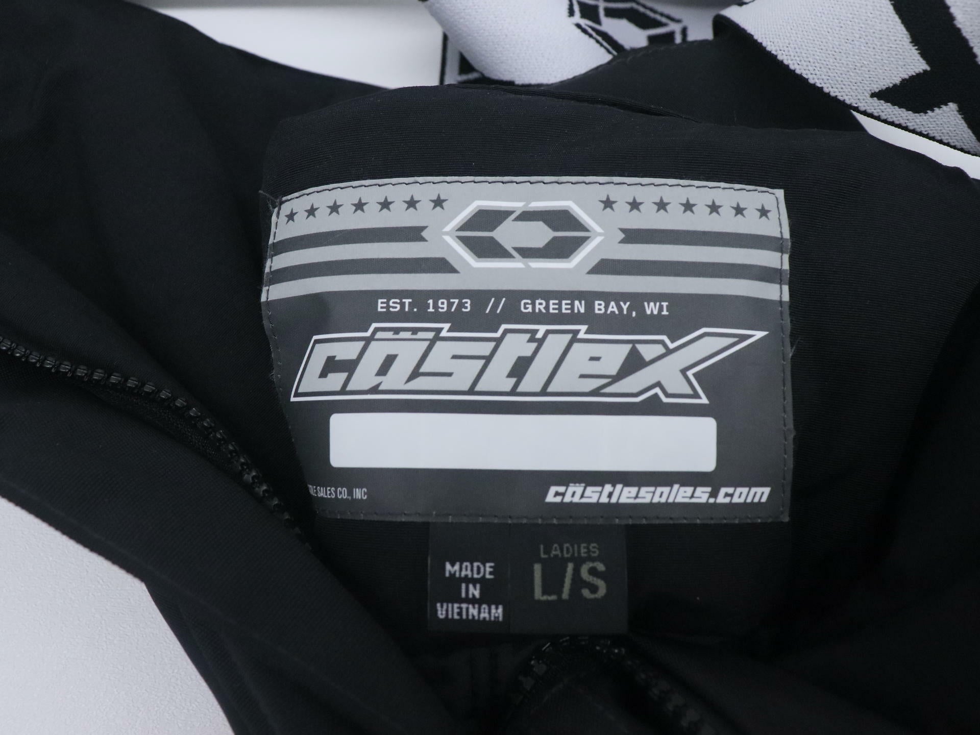 Castle X Womens Polar Snowmobile Bibs Black Large Short 73-1876S - Open Box