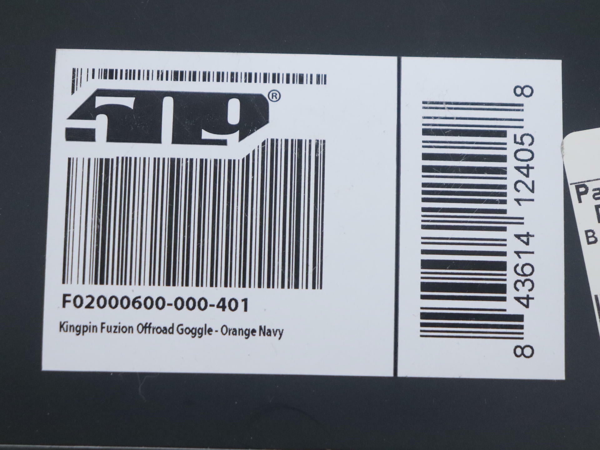 OPEN BOX -509 Kingpin Fuzion Goggle ORANGE NAVY w/Mirror Tint- F02000600-000-401