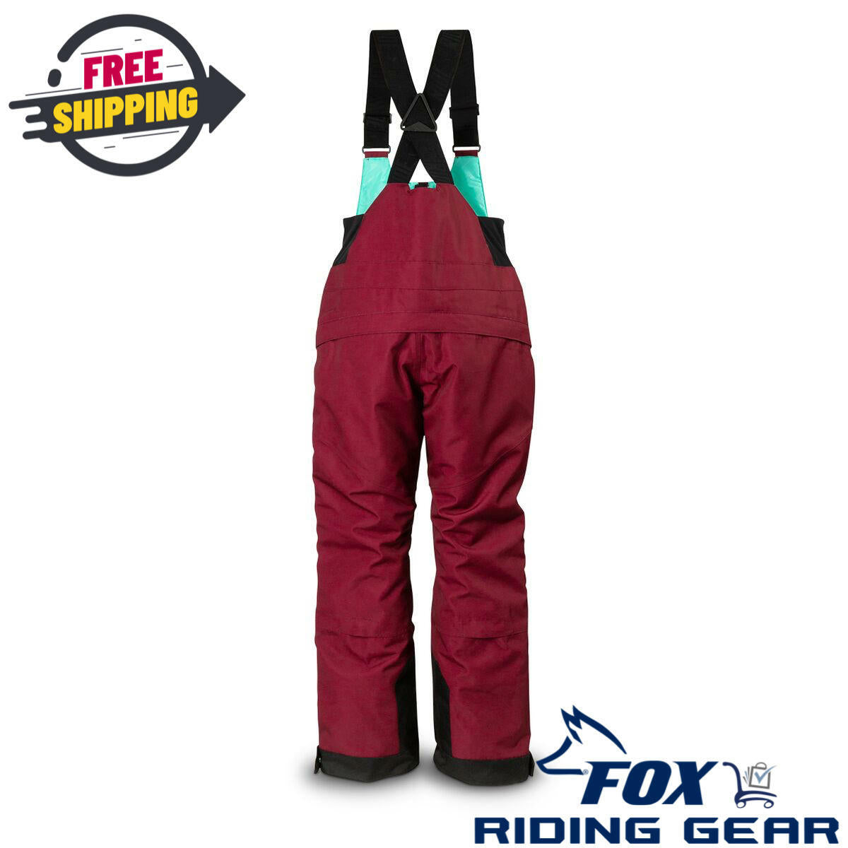 OPEN BOX - 509 Insulated BIB Range MAROON - WOMEN SMALL - F03002500-120-101