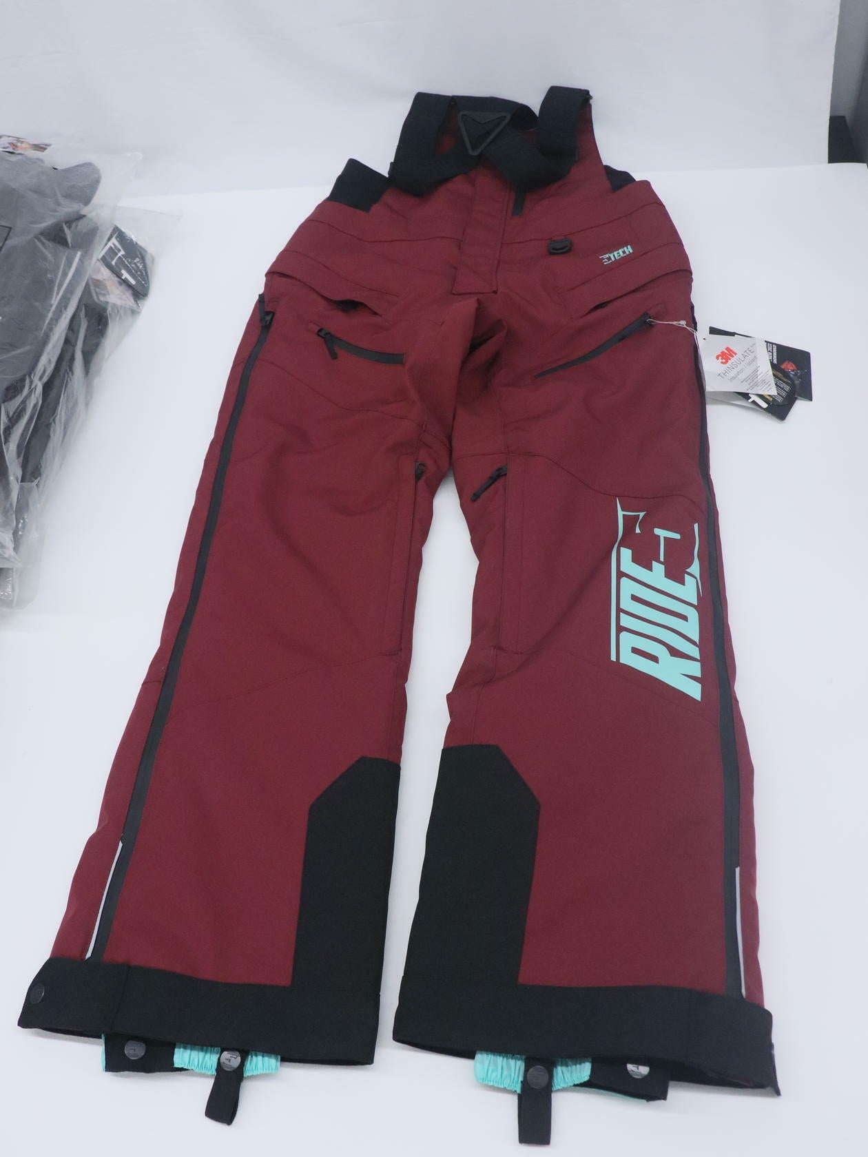 OPEN BOX - 509 Insulated BIB Range MAROON - WOMEN SMALL - F03002500-120-101