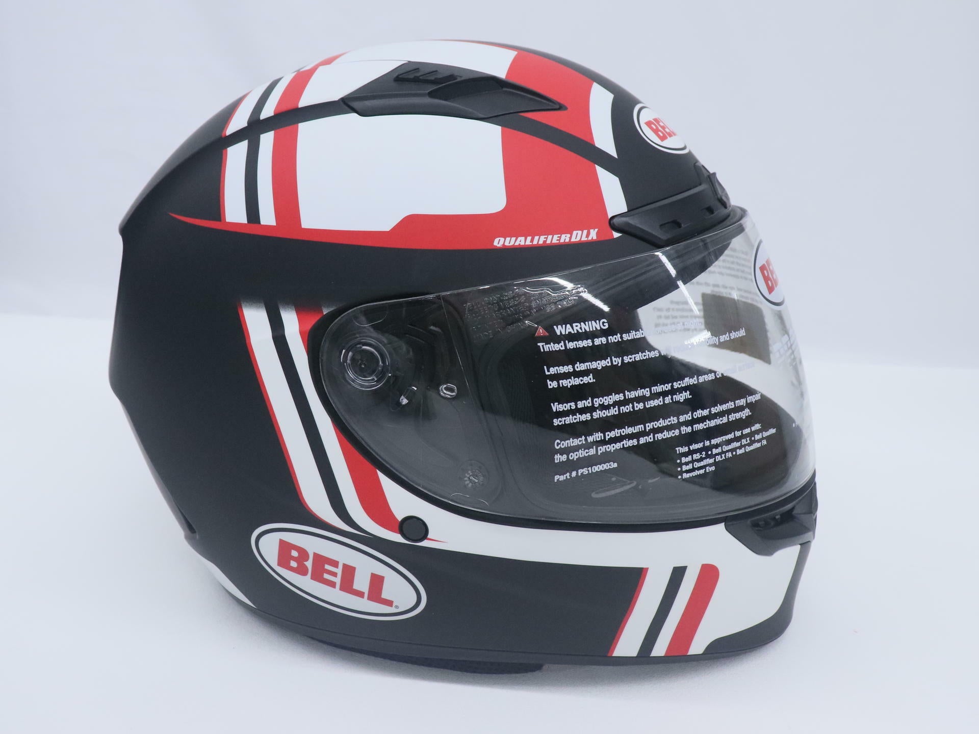 Bell Qualifier DLX MIPS Motorcycle Helmet Black Red 2XL 7108015 - Open Box