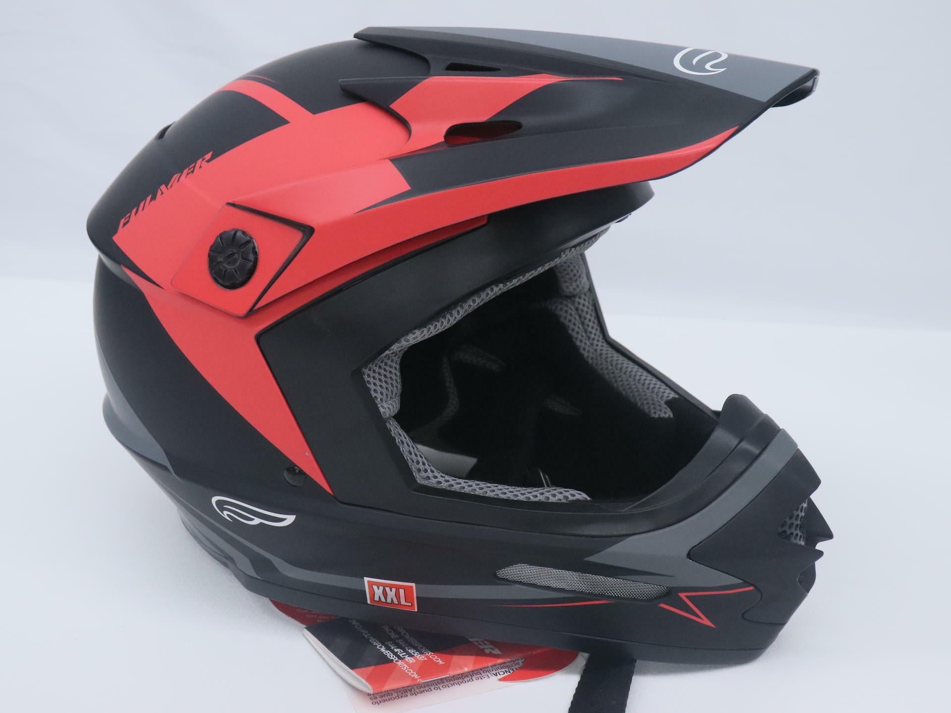 OPEN BOX - Fulmer Helmet 204 MPX MX - MATTE RED - Adult 2XL - 26-0219