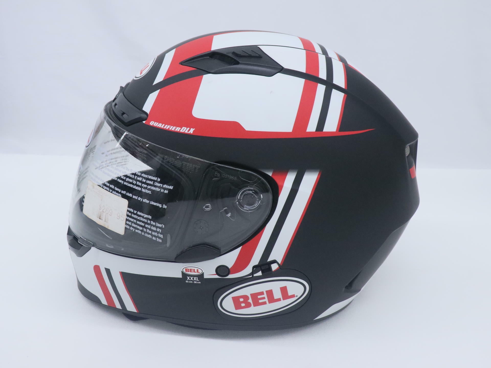 Bell Qualifier DLX MIPS Motorcycle Helmet Black Red 2XL 7108015 - Open Box