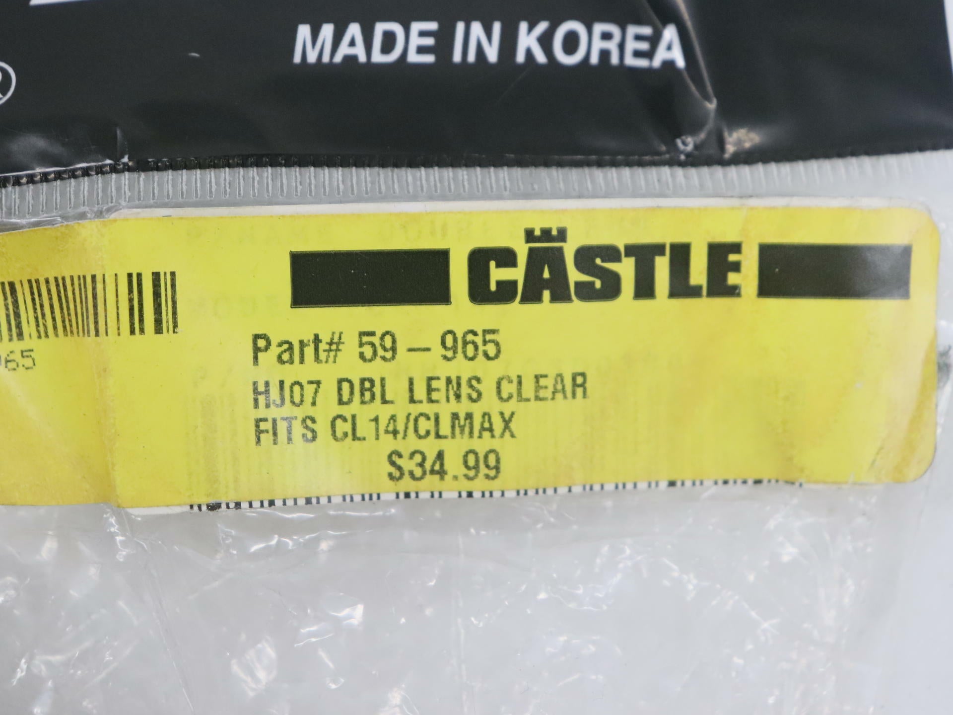 HJC HJ-07 Clear Face Shield Visor Lens for Helmet 59-965 - Open Box
