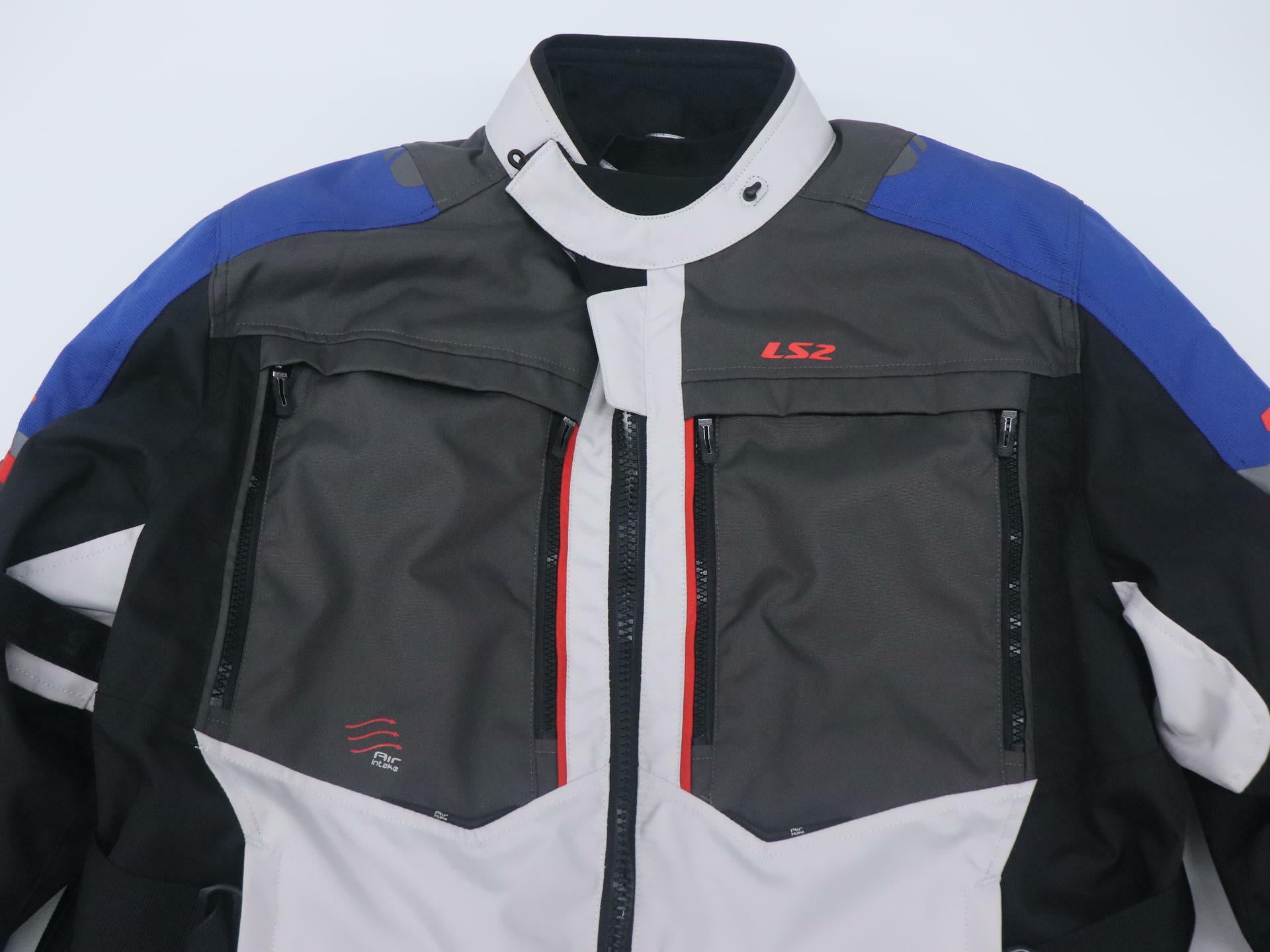 LS2 Norway Waterproof Touring Jacket Blue Mens 2XL MJT128-315R6 - Open Box