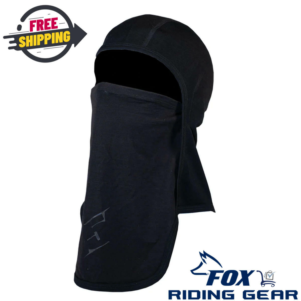 509 FZN Merino Wool Balaclava Black Snowmobile Mask F10000800-000-001 - Open Box