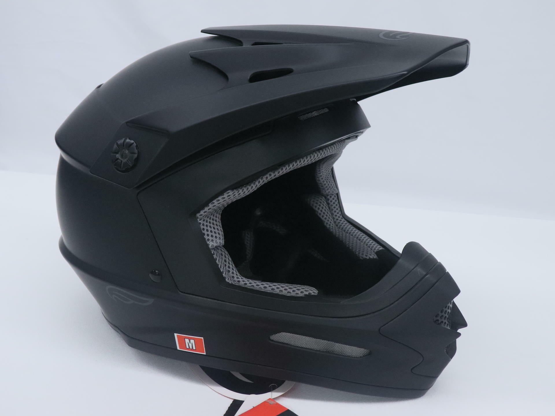 OPEN BOX - Fulmer Helmet 204 MPX MX - MATTE BLACK - Adult MEDIUM - 26-0184