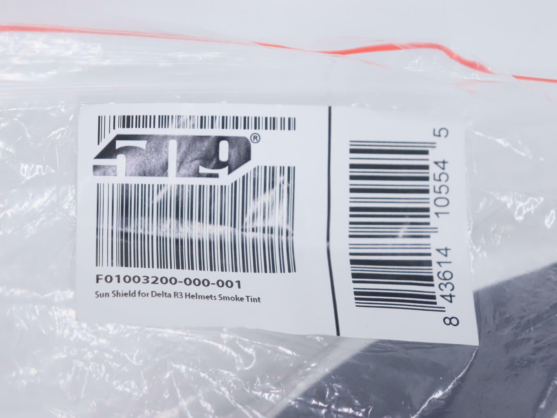 OPEN BOX - 509 Sun Shield SMOKE Tint - DELTA R3 Helmet - F01003200-000-001
