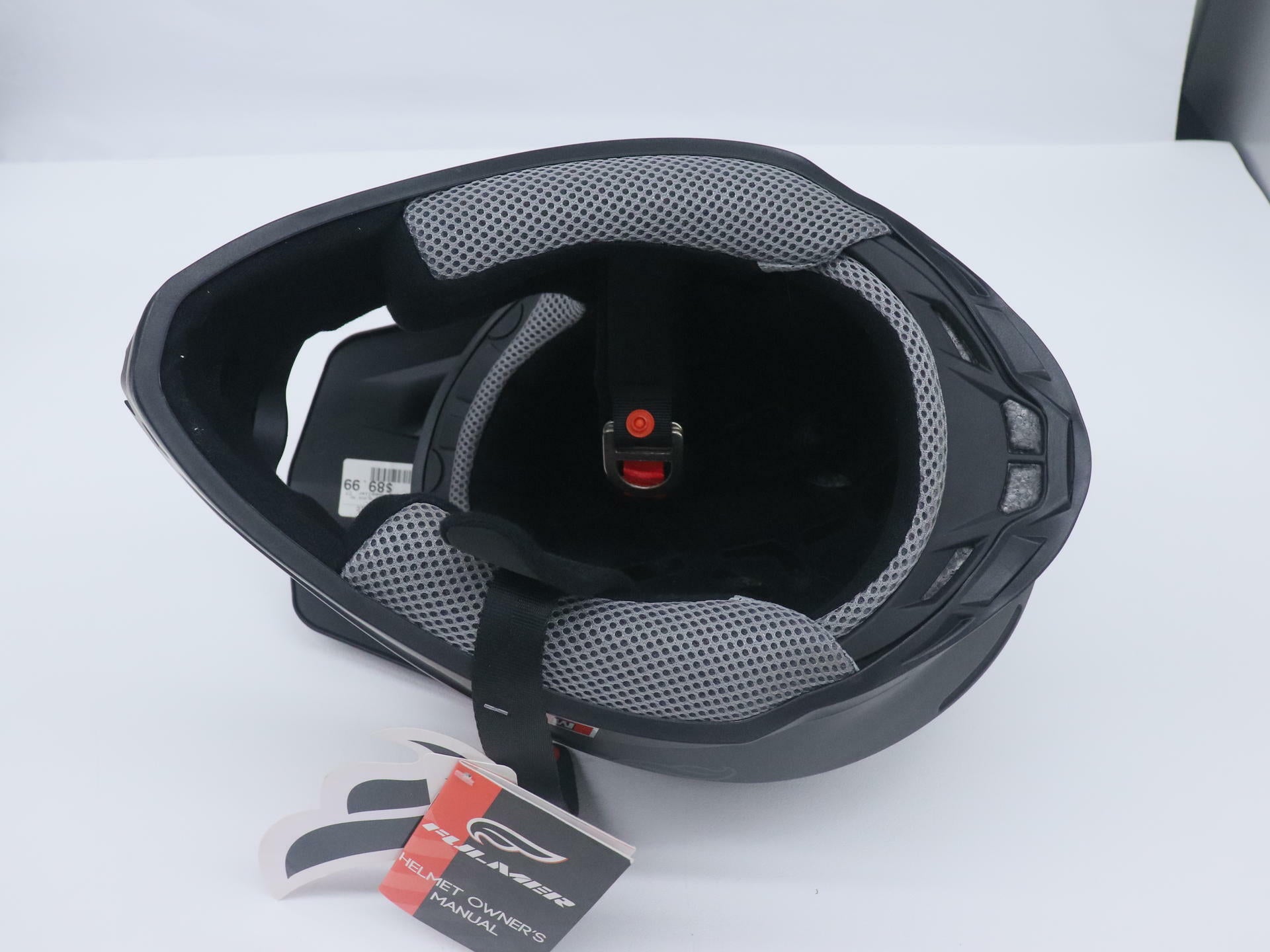 OPEN BOX - Fulmer Helmet 204 MPX MX - MATTE BLACK - Adult MEDIUM - 26-0184