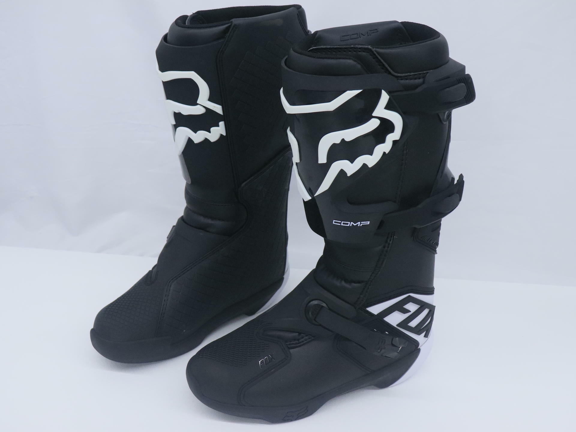 Fox Racing Comp Boot Motocross BLACK - MENS sz9 - 21483-001-9 - Open Box