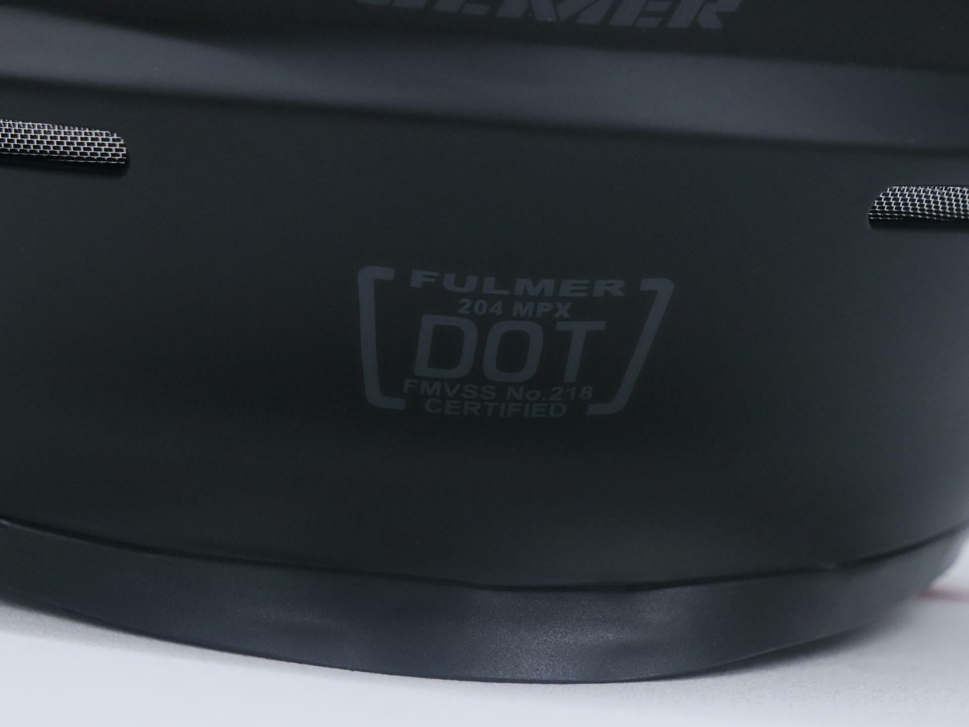 Fulmer Helmet 204 MPX MX - MATTE BLACK - Adult MEDIUM - 26-0184 - Open Box