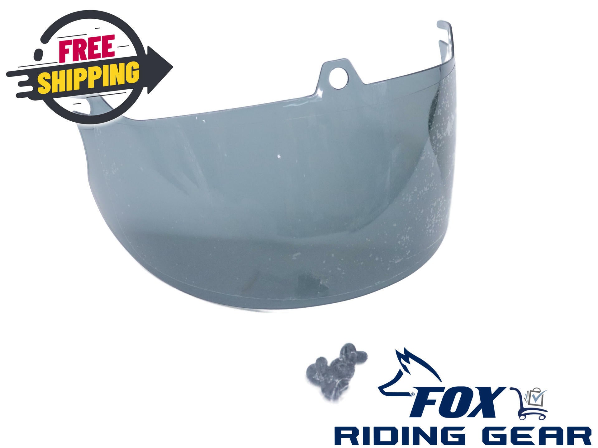 HJC HJ-V6 Helmet Face Shield Visor Dark Smoke Lens 60-272 - Open Box
