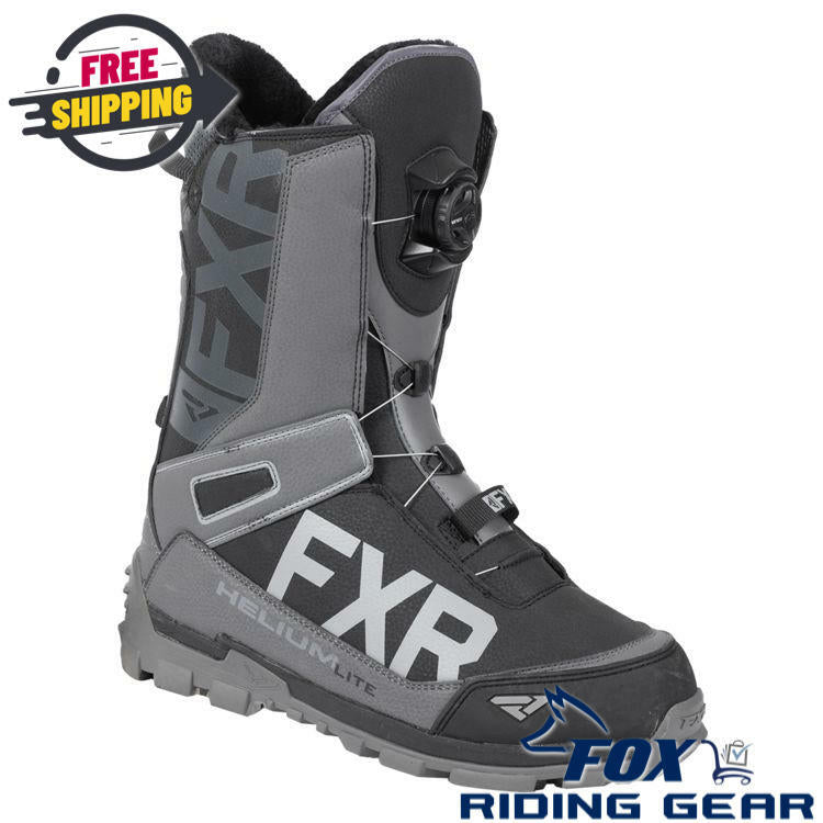 FXR Boots Helium Lite BOA Winter BLACK - MENS sz12 - 190705-1008-46 - Open Box