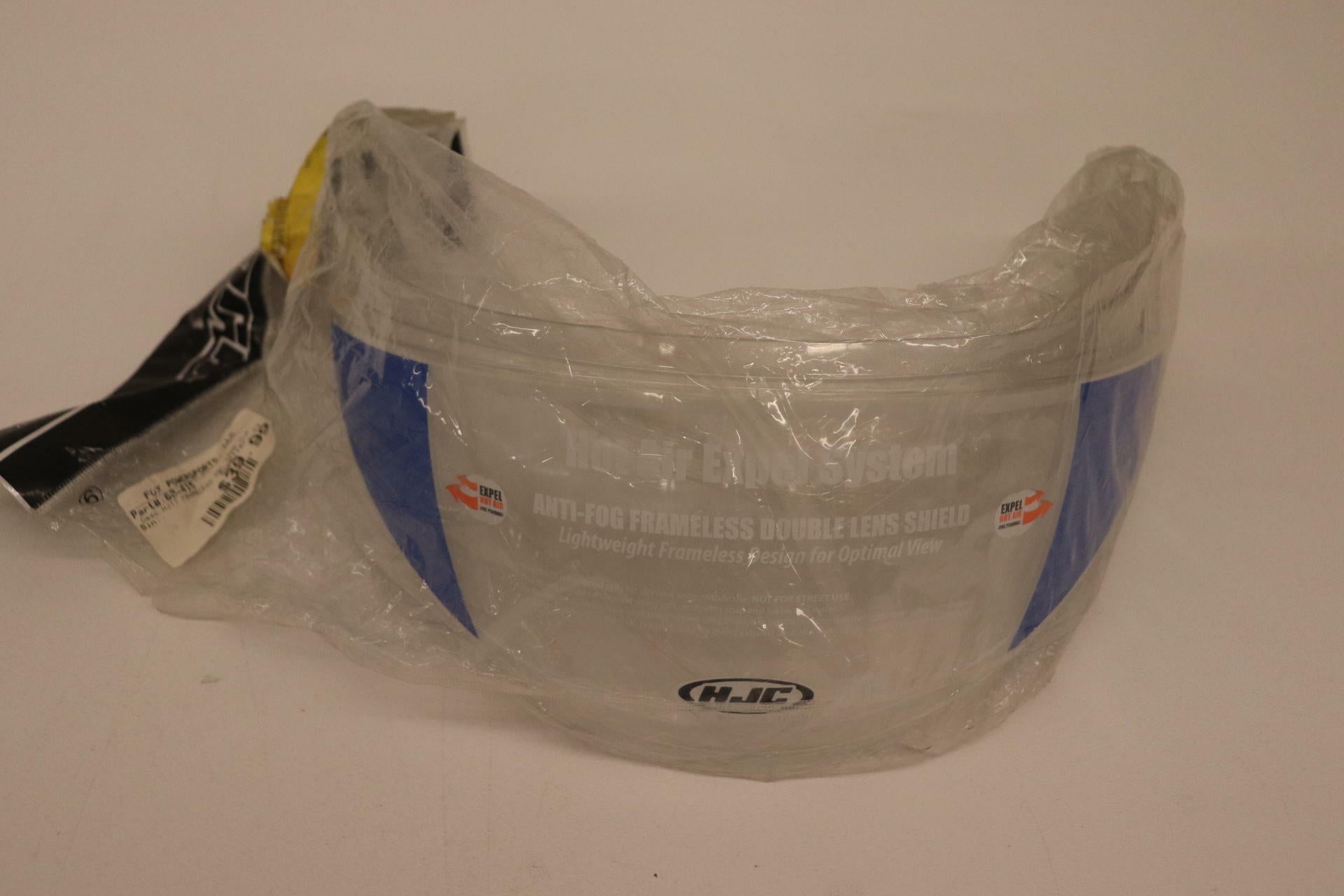 OPEN BOX - HJC Helmet FaceShield Dual Lens Visor - CLEAR - HJ17 - 60-415
