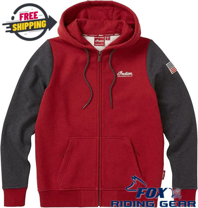 OPEN BOX - Indian Hoodie Sweatshirt Icon Red - WOMENS LARGE - 286277906