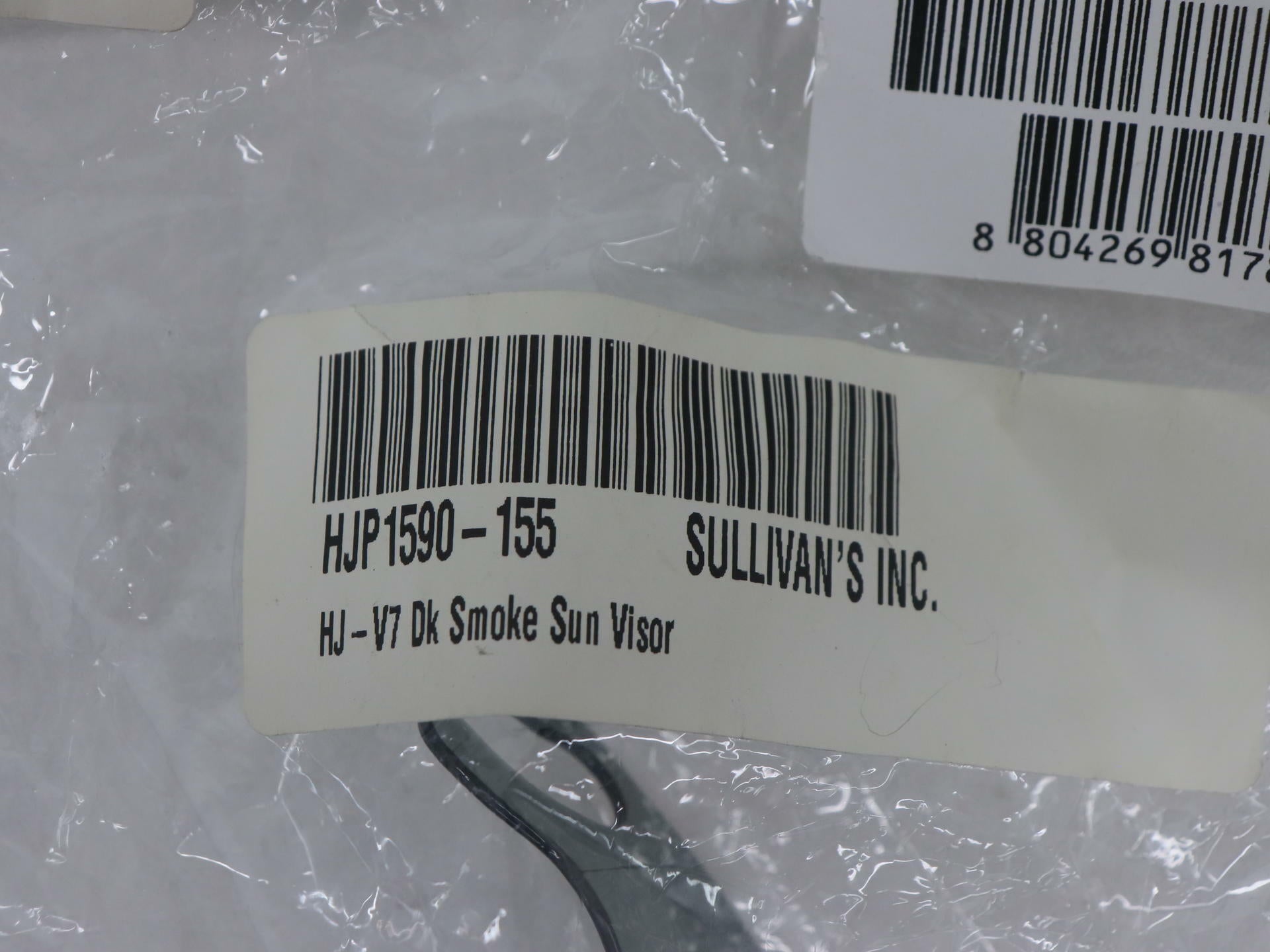 OPEN BOX - HJC Sun Shield Visor Lens Dark SMOKE - HJ-V7 - 1590-155
