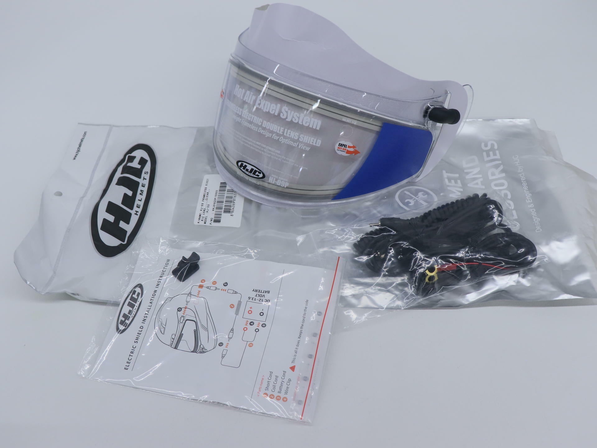 OPEN BOX - HJC Face Shield Visor Lens Electric Heated- CL-17 - HJ-09 - 152-461