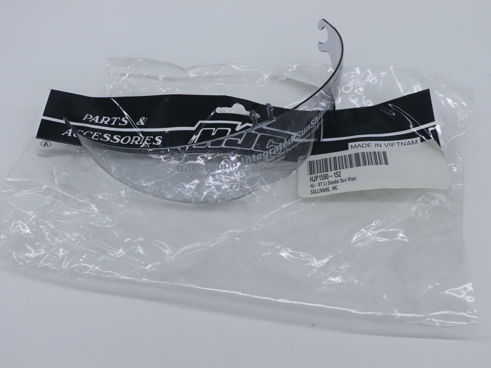 HJC HJ-V7 Sun Shield Visor Lens Light Smoke Motorcycle 1590-152 - Open Box