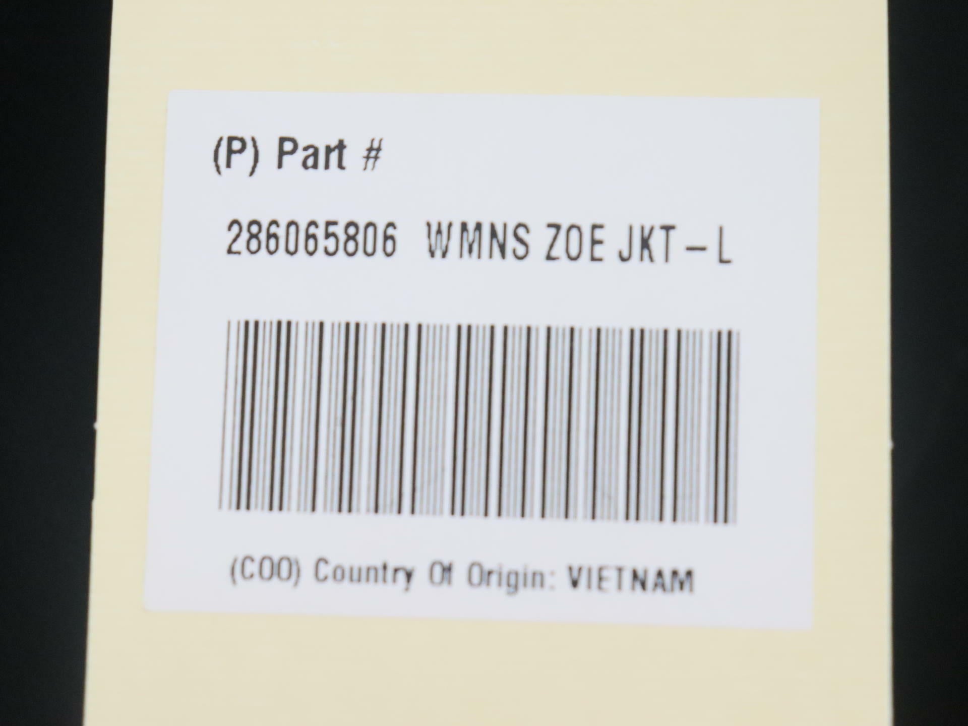 OPEN BOX - Indian Jacket Textile Zoe BLACK - WOMENS LARGE - 286065806