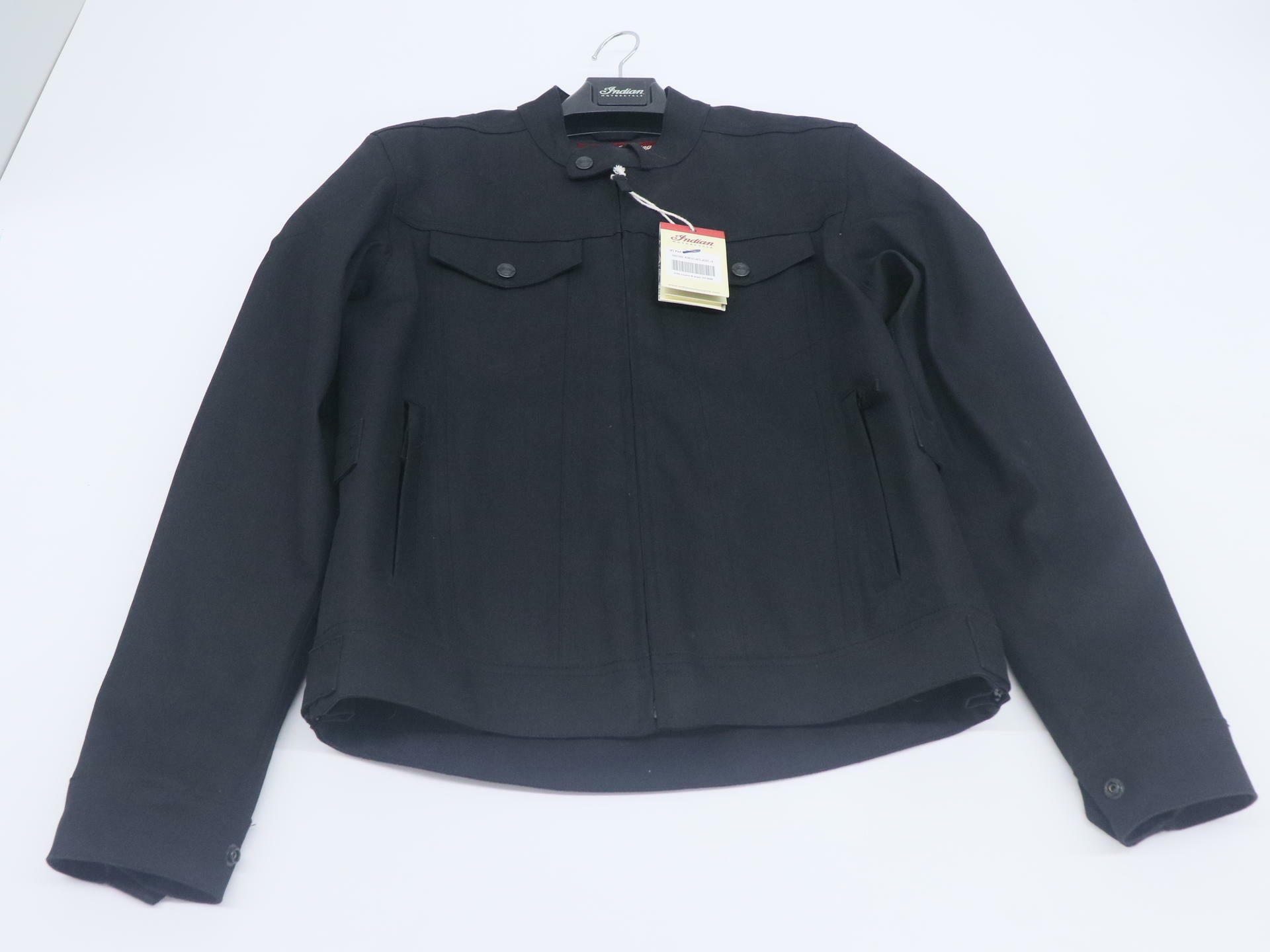 OPEN BOX - Indian Jacket Atlanta Denim Motorcycle BLACK- MENS MEDIUM - 286972603