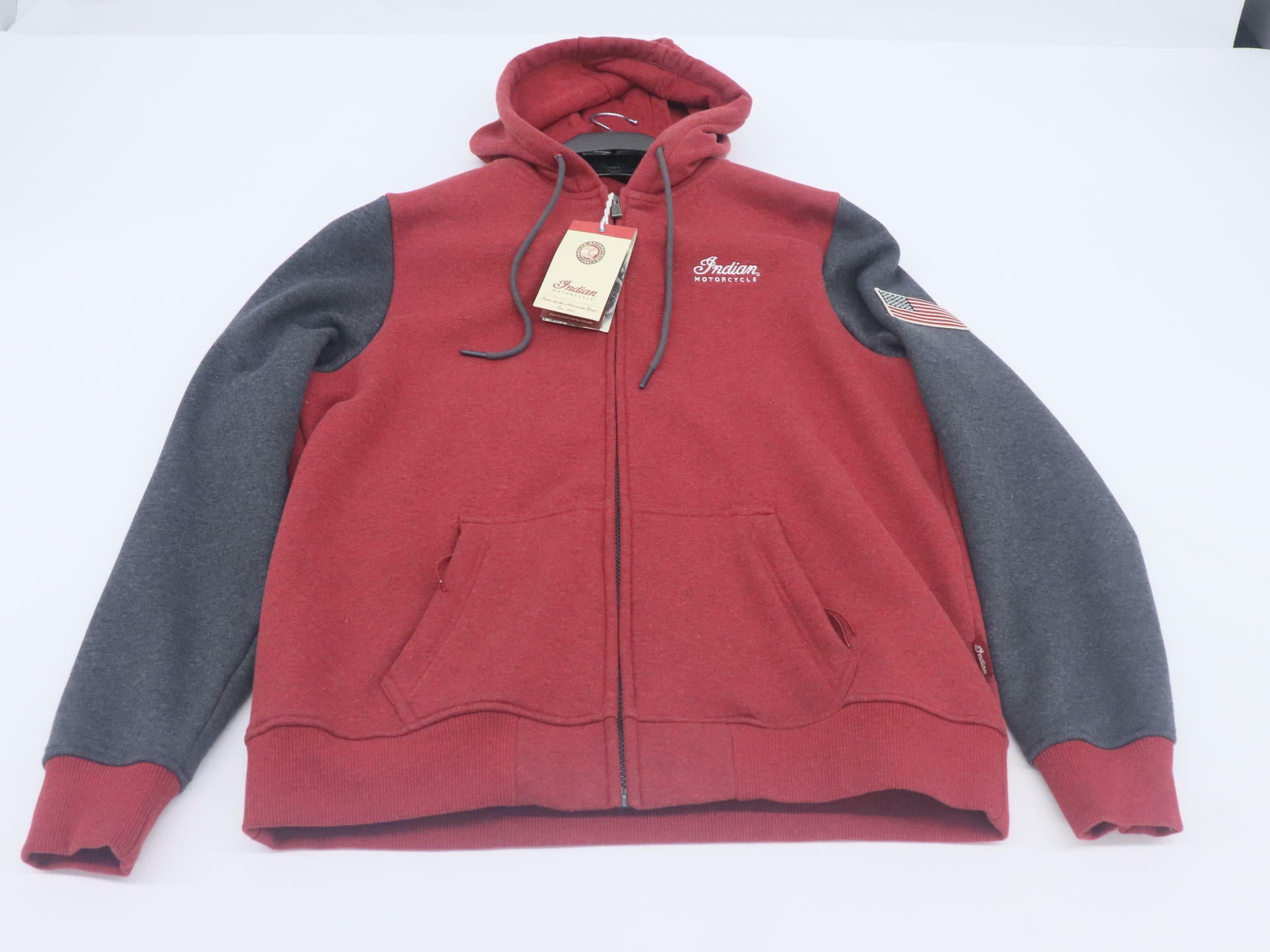 OPEN BOX - Indian Hoodie Sweatshirt Icon Red - WOMENS LARGE - 286277906