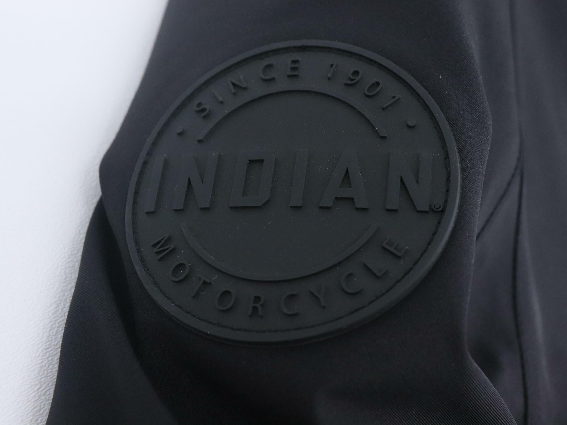 Indian Franklin Mens Black Motorcycle Riding Jacket Medium 283318003 -OPEN BOX